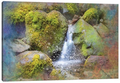 Zen Waterfall II Canvas Art Print - Kevin Clifford