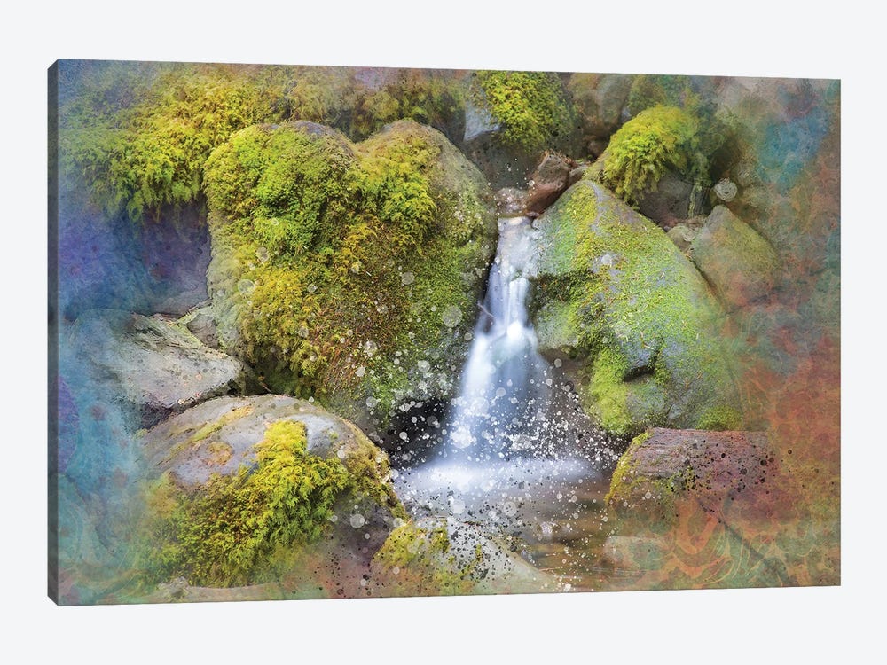 Zen Waterfall II by Kevin Clifford 1-piece Canvas Wall Art