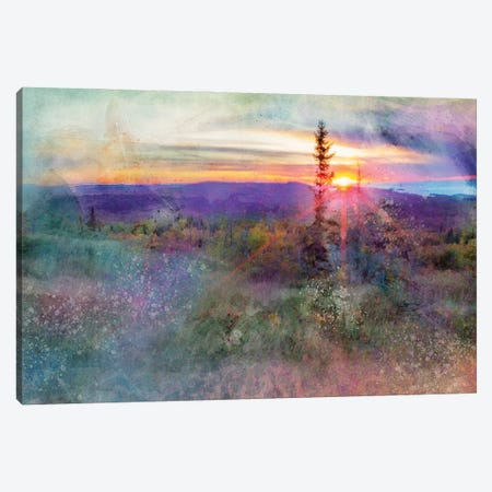 Brockway Mountain Sunset Canvas Print #KCF8} by Kevin Clifford Art Print
