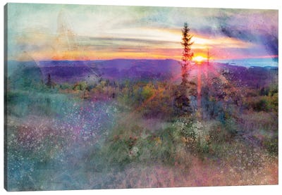 Brockway Mountain Sunset Canvas Art Print