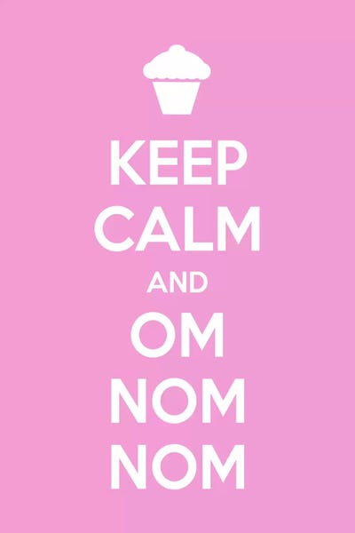 Yoga: Keep Calm & Om Nom Nom by 5by5collective