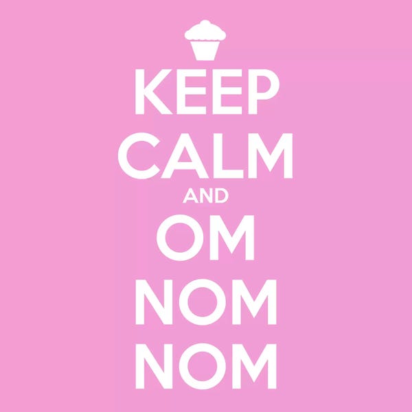 Yoga: Keep Calm & Om Nom Nom II by 5by5collective