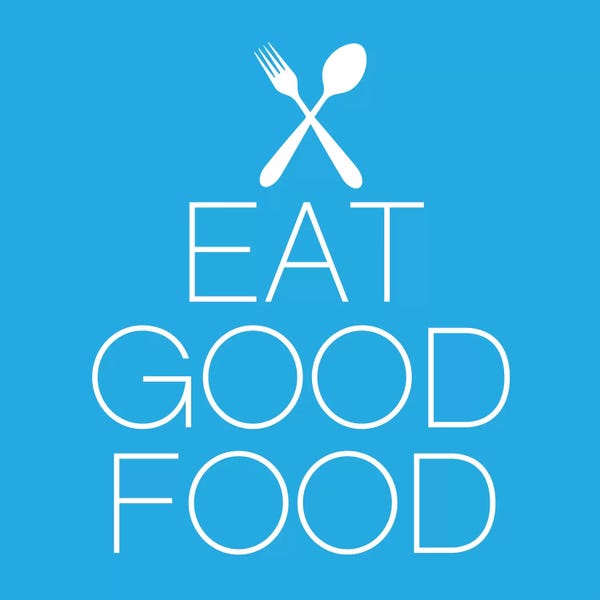 Minimalist Décor: Eat Good Food by 5by5collective