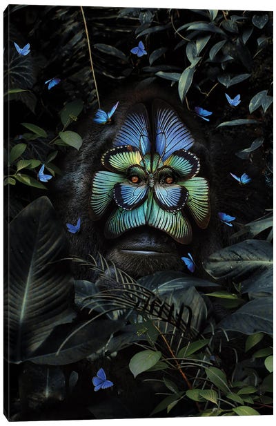 Metamorphosis Canvas Art Print - Gorilla Art
