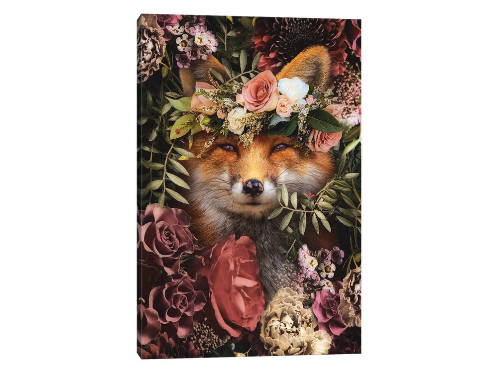 Flowerstorm 12x12 Canvas Print — Beautifully Broken