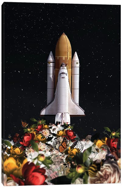I'll Find My Way Back to You Canvas Art Print - Space Shuttle Art