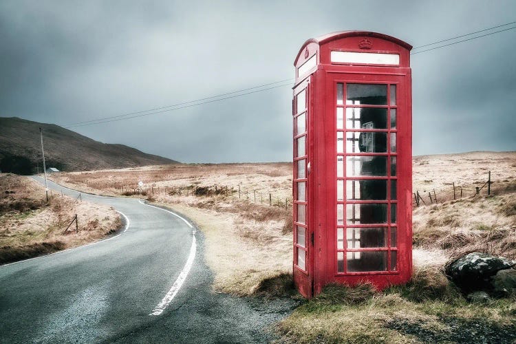 Red Phone Cabin In Skye