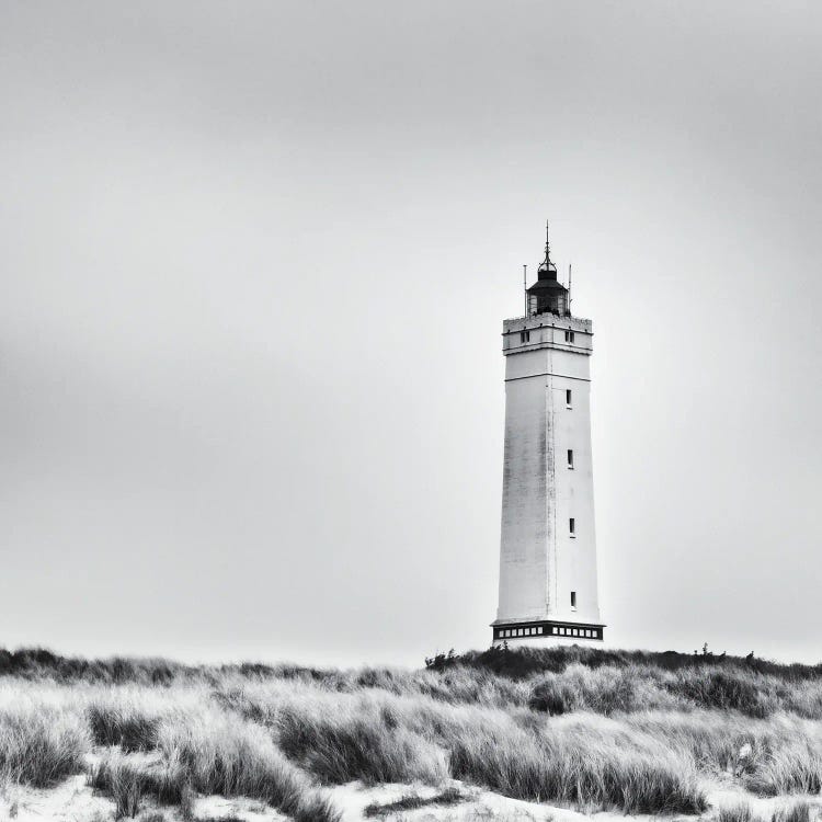 White Lighthouse In Denmark