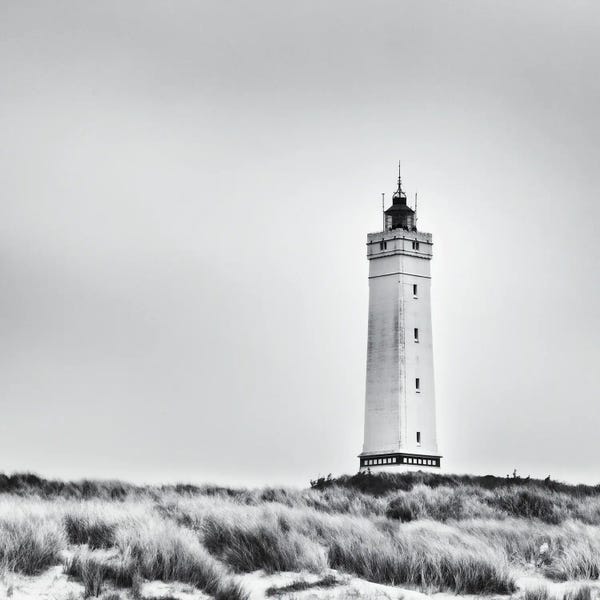 Limited Editions: White Lighthouse In Denmark by Karim Carella