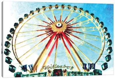 Foreign Ferris Canvas Art Print - Ferris Wheels