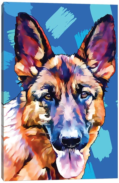 Pop Dog XI Canvas Art Print - Kim Curinga