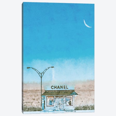 Chanel Store Canvas Print #KCU130} by Kim Curinga Art Print
