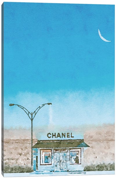 Chanel Store Canvas Art Print - Shopping Art