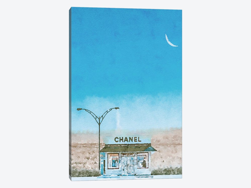 Chanel Store by Kim Curinga 1-piece Art Print