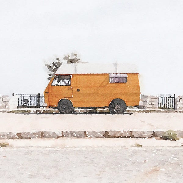 Kim Curinga: Orange Van by Kim Curinga