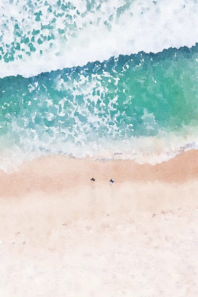 Surf's Up by Kim Curinga metal wall art