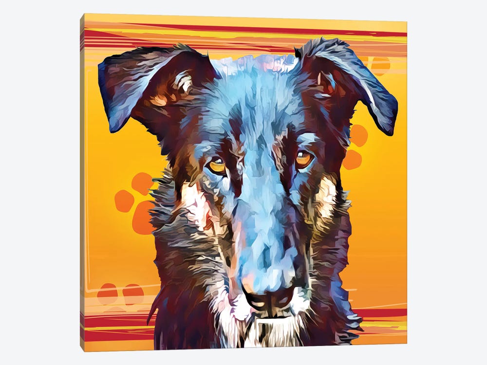Pop Dog I by Kim Curinga 1-piece Canvas Art