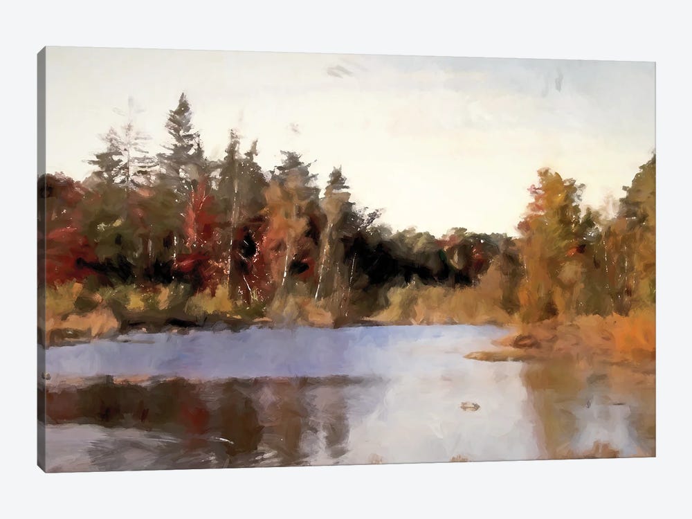 Autumn Lake by Kim Curinga 1-piece Canvas Art