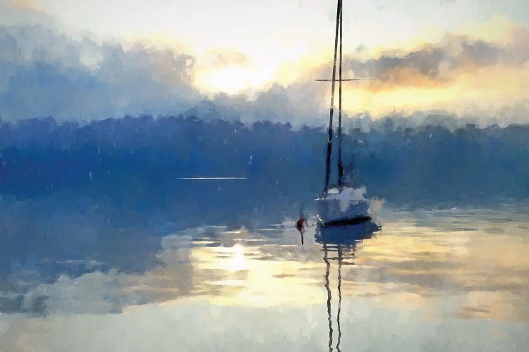 Boat At Dusk by Kim Curinga wall art