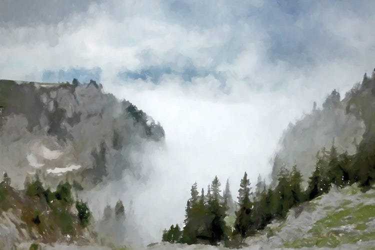 Fog In The Valley by Kim Curinga wall art