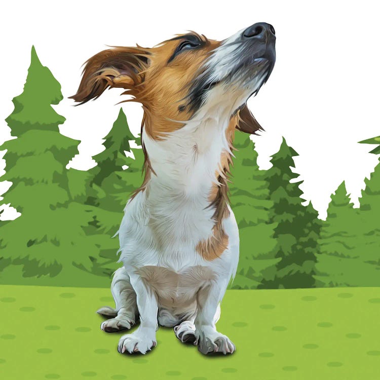 Forest Beagle by Kim Curinga wall art