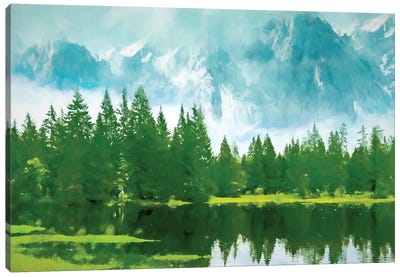 Green Valley Canvas Art Print - Kim Curinga