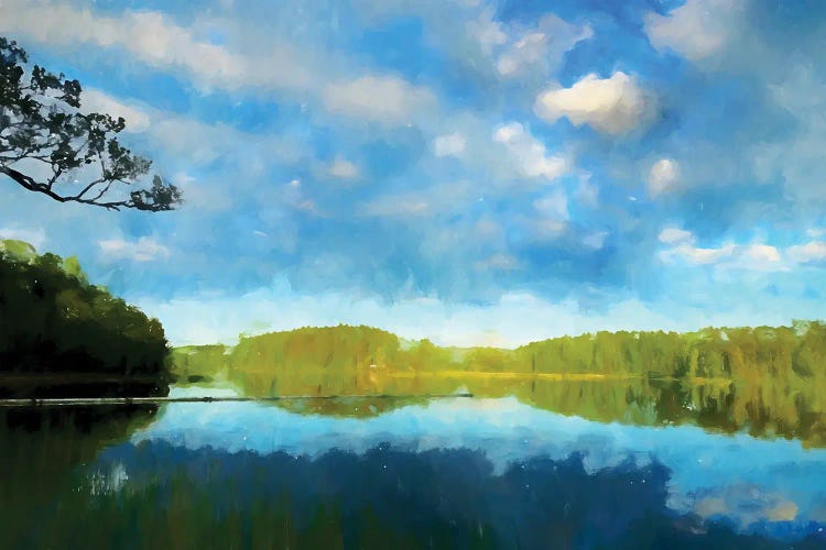 Landscape In Blue