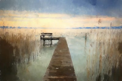 Marsh Jetty by Kim Curinga art print