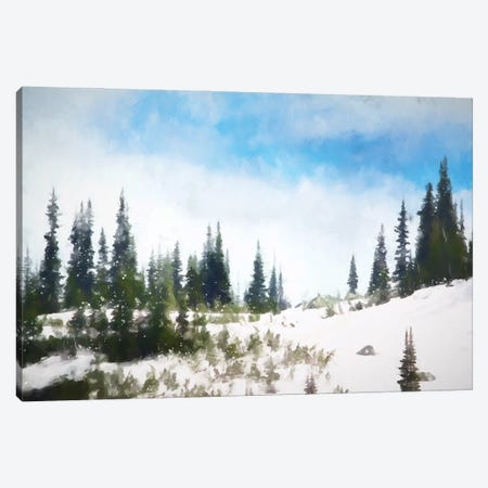 Mountain Snow Canvas Print #KCU71} by Kim Curinga Canvas Art