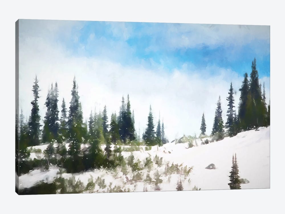 Mountain Snow by Kim Curinga 1-piece Art Print