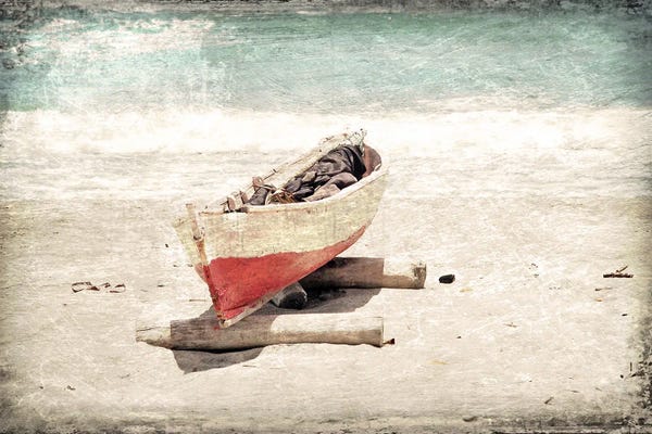 Kim Curinga: Resting Row Boat by Kim Curinga