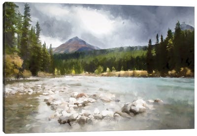 River Runs Through Canvas Art Print - Kim Curinga