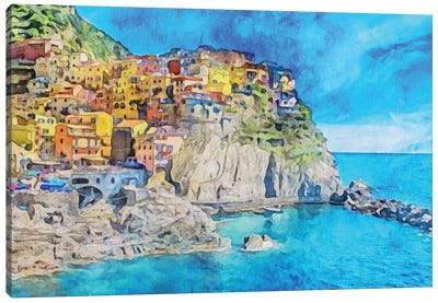 Amalfi Canvas Art Print - Kim Curinga