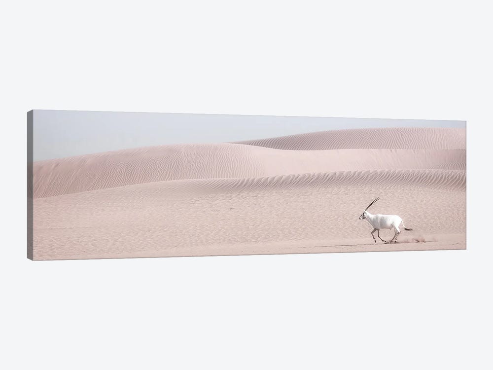 Oryx On The Run by Khaldoon Aldway 1-piece Art Print