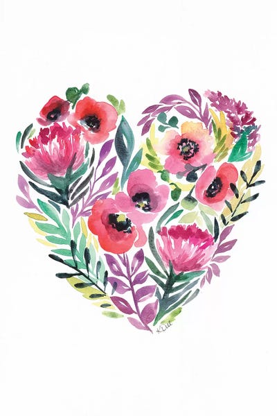 Hearts: Flower Heart by Kirsten Dill