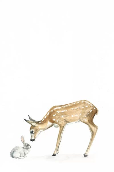 Hello Friend II by Kirsten Dill framed canvas print