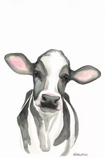 Modern Farmhouse Décor: Holstein Calf by Kirsten Dill