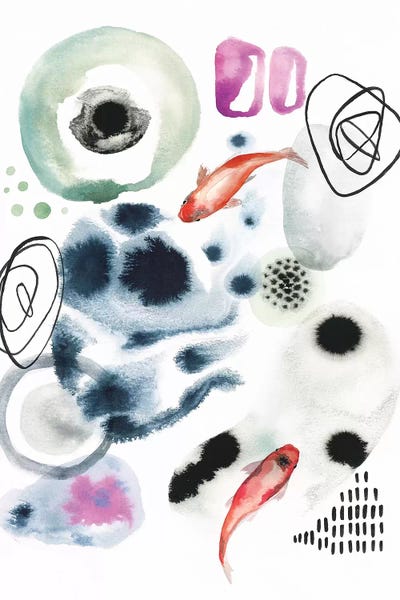 Zen Bedroom: Koi I by Kirsten Dill