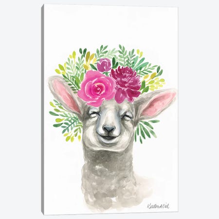 Spring Lamb Canvas Print #KDI29} by Kirsten Dill Canvas Artwork