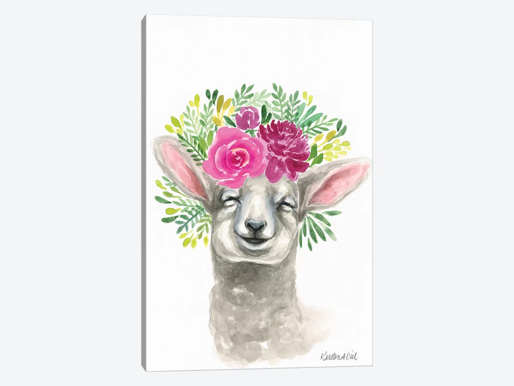 Spring Lamb by Kirsten Dill 1-piece Canvas Print