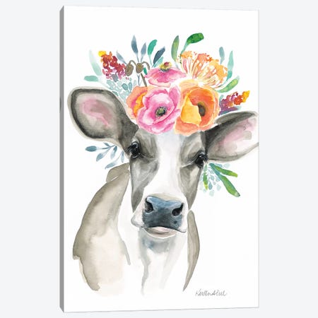 Cow Canvas Print #KDI7} by Kirsten Dill Canvas Wall Art