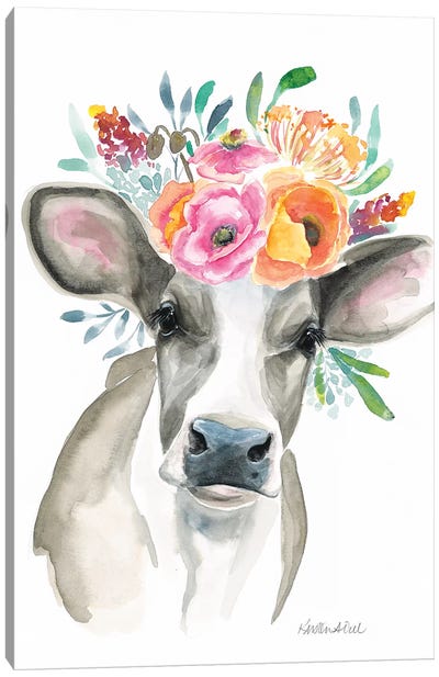 Cow Canvas Art Print