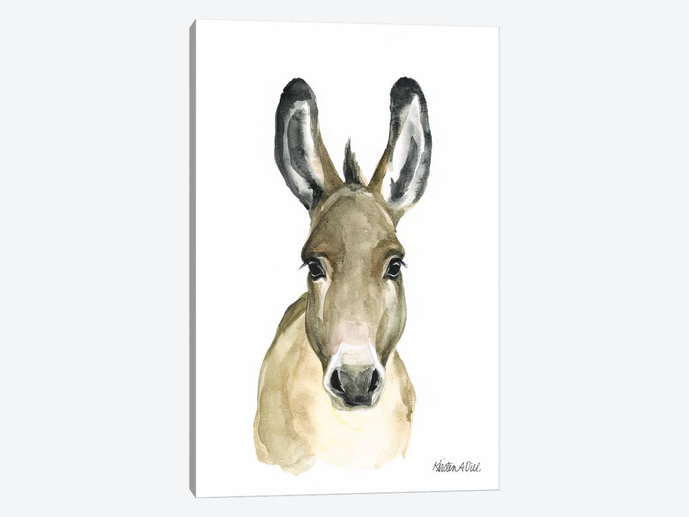 Donkey by Kirsten Dill 1-piece Canvas Wall Art