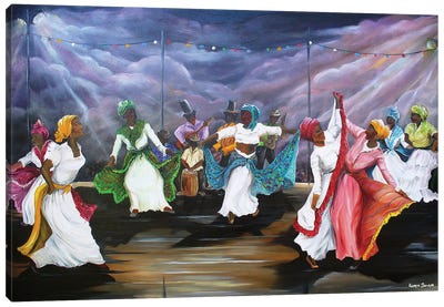 Dance The Pique Canvas Art Print - Caribbean Art