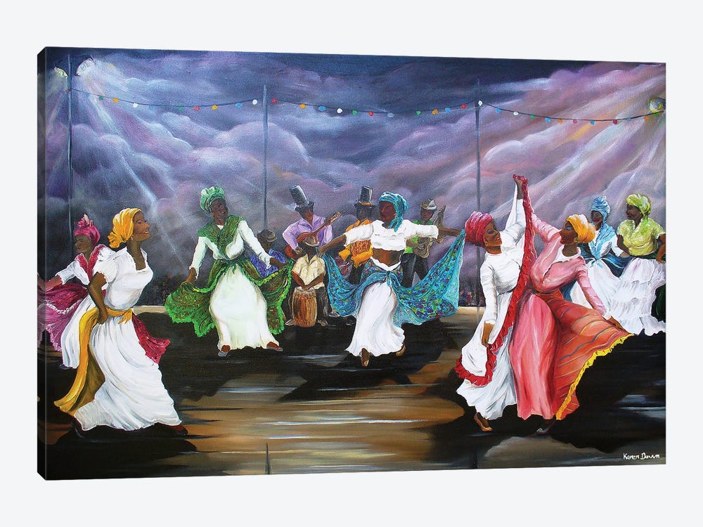 Dance The Pique by Karin Dawn Kelshall-Best 1-piece Canvas Print