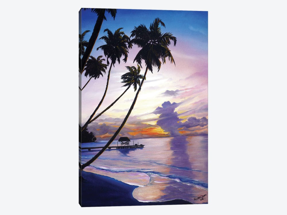 Eventide Pigeon Point by Karin Dawn Kelshall-Best 1-piece Canvas Art