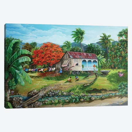 Sweet Caribbean Life Canvas Print #KDK54} by Karin Dawn Kelshall-Best Canvas Wall Art
