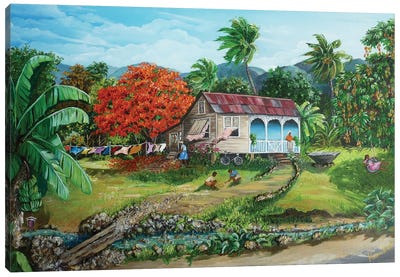 Sweet Caribbean Life Canvas Art Print - Karin Dawn Kelshall-Best