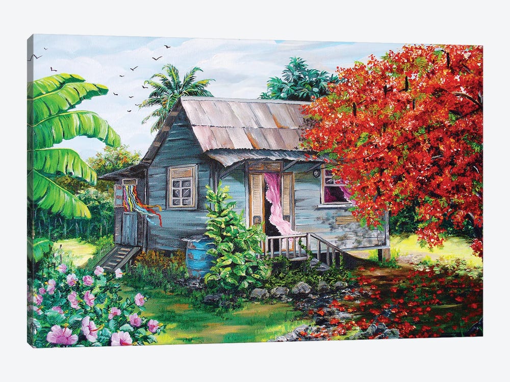 Sweet Tobago Life by Karin Dawn Kelshall-Best 1-piece Canvas Art Print
