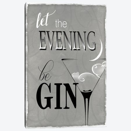 Evening Be Gin Canvas Print #KDO11} by Kelly Donovan Art Print